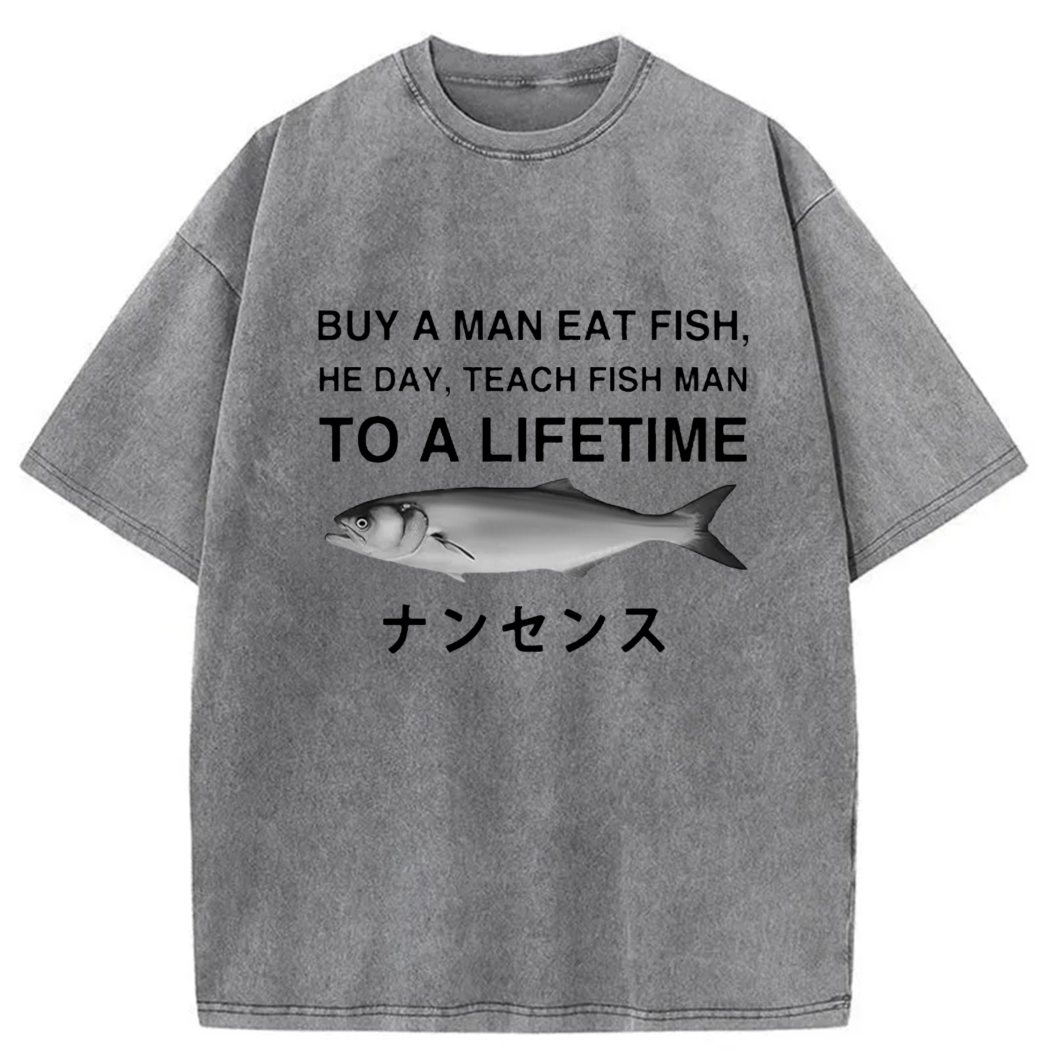 Tokyo-Assassin Funny To A Lifetime Washed T-Shirt-Tokyo-Assassin