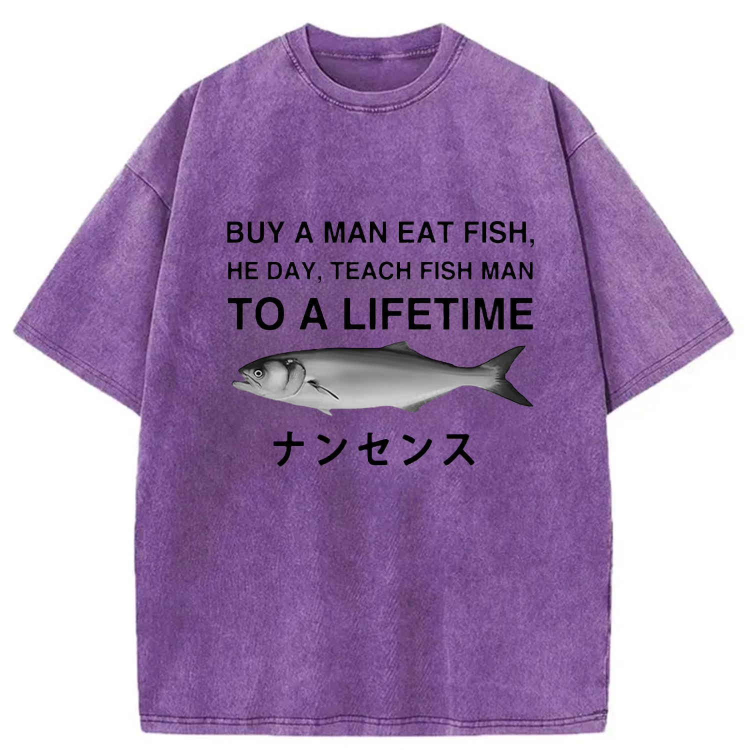 Tokyo-Assassin Funny To A Lifetime Washed T-Shirt-Tokyo-Assassin
