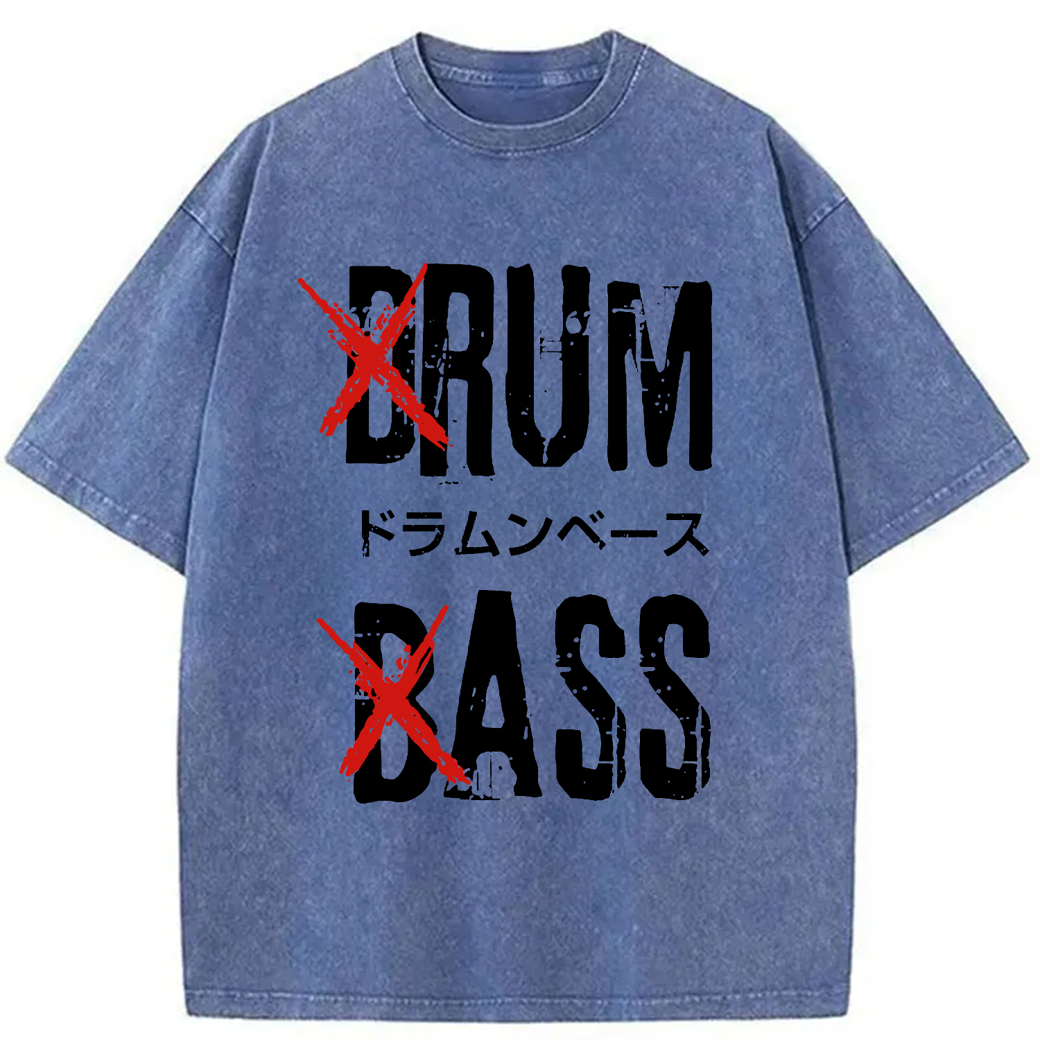 Tokyo-Assassin Funny Drum And Bass Washed T-Shirt-Tokyo-Assassin