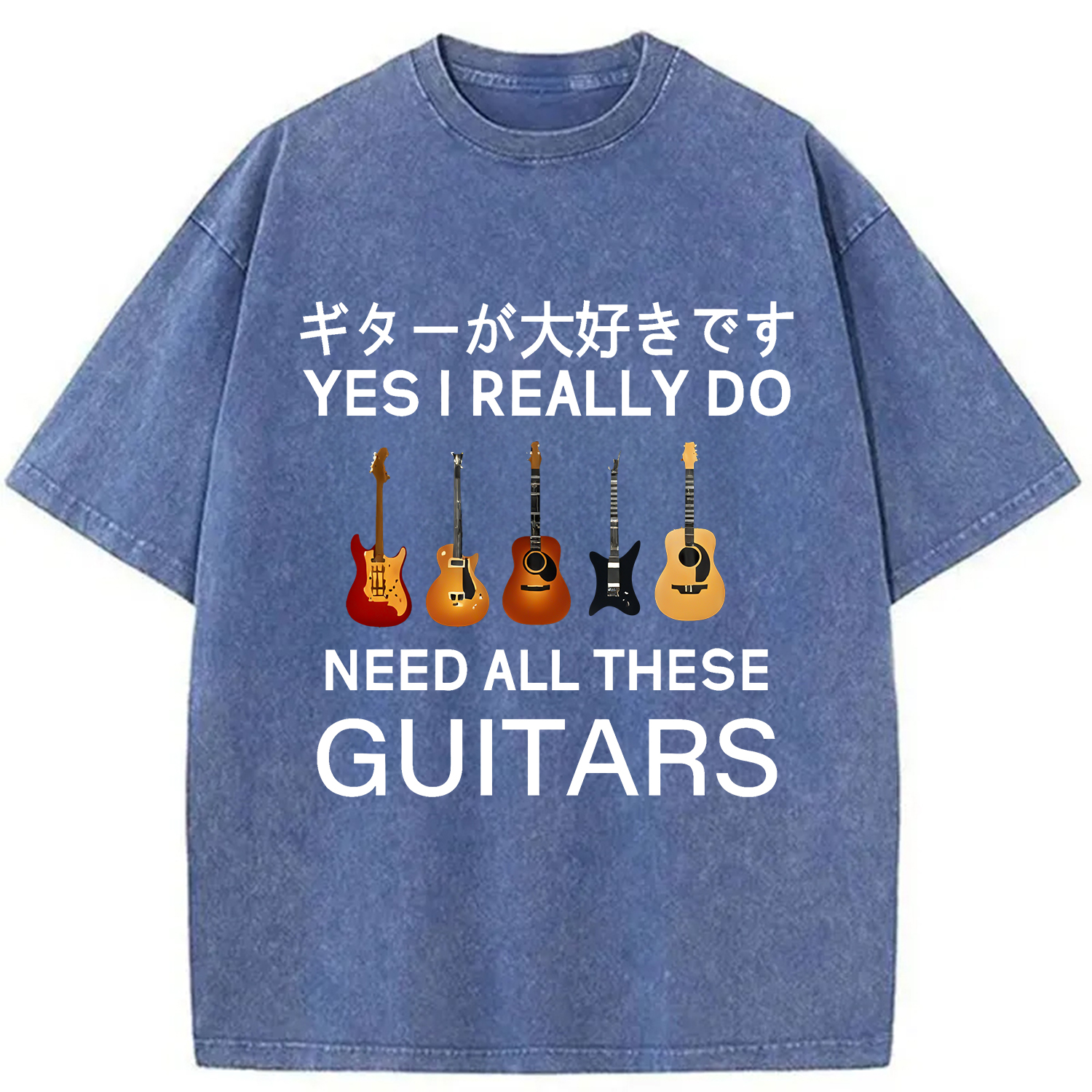 Tokyo-Assassin I Need All Guitar Washed T-Shirt-Tokyo-Assassin