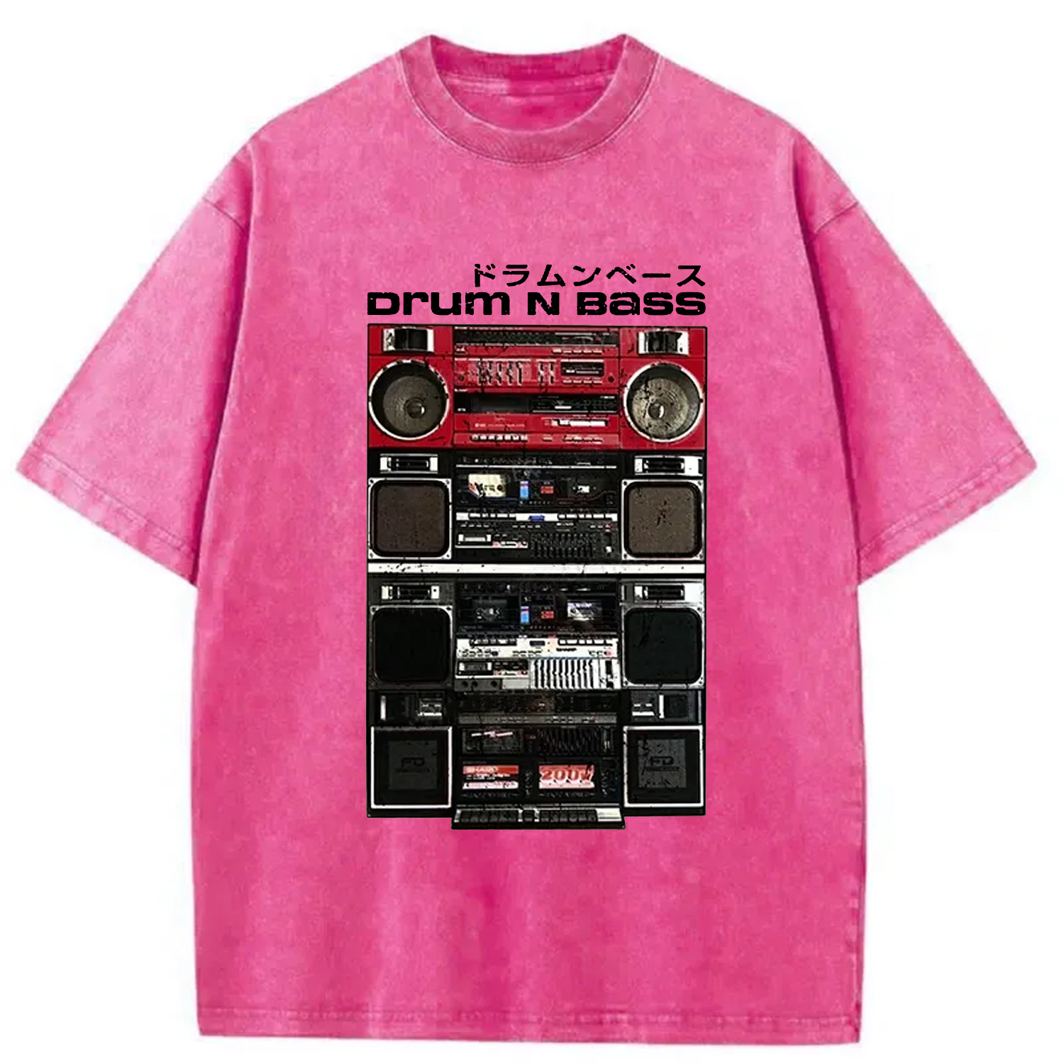 Tokyo-Assassin Drum And Bass Washed T-Shirt-Tokyo-Assassin