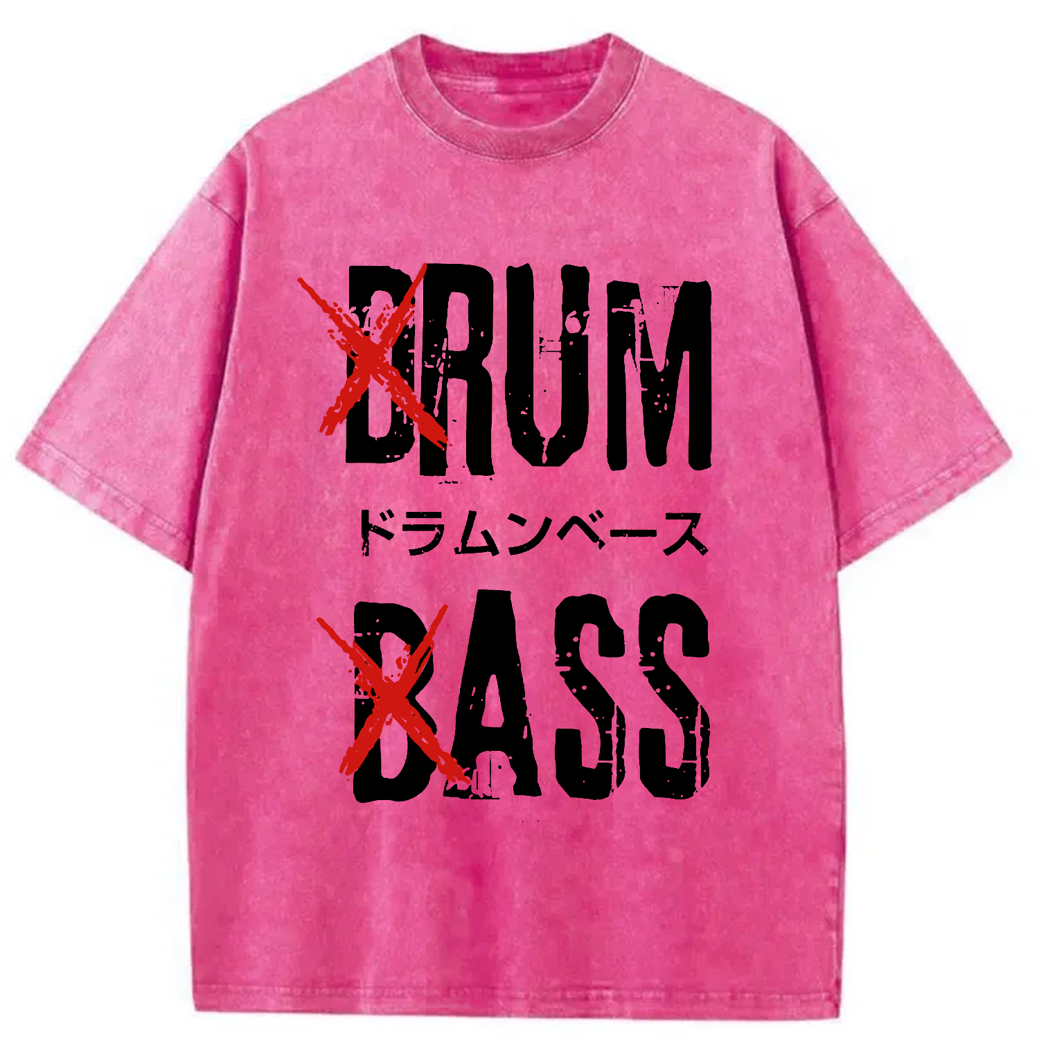 Tokyo-Assassin Funny Drum And Bass Washed T-Shirt-Tokyo-Assassin