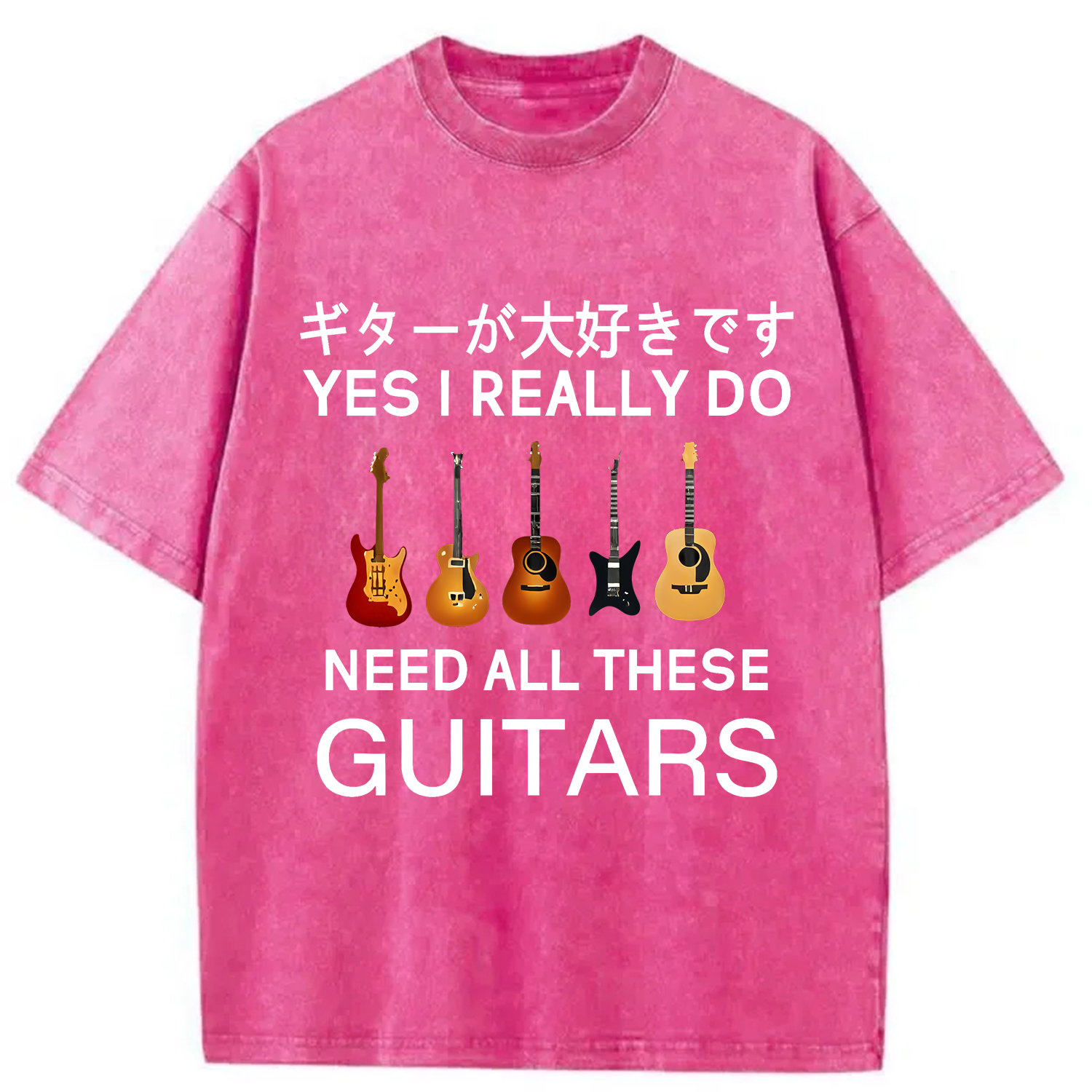 Tokyo-Assassin I Need All Guitar Washed T-Shirt-Tokyo-Assassin