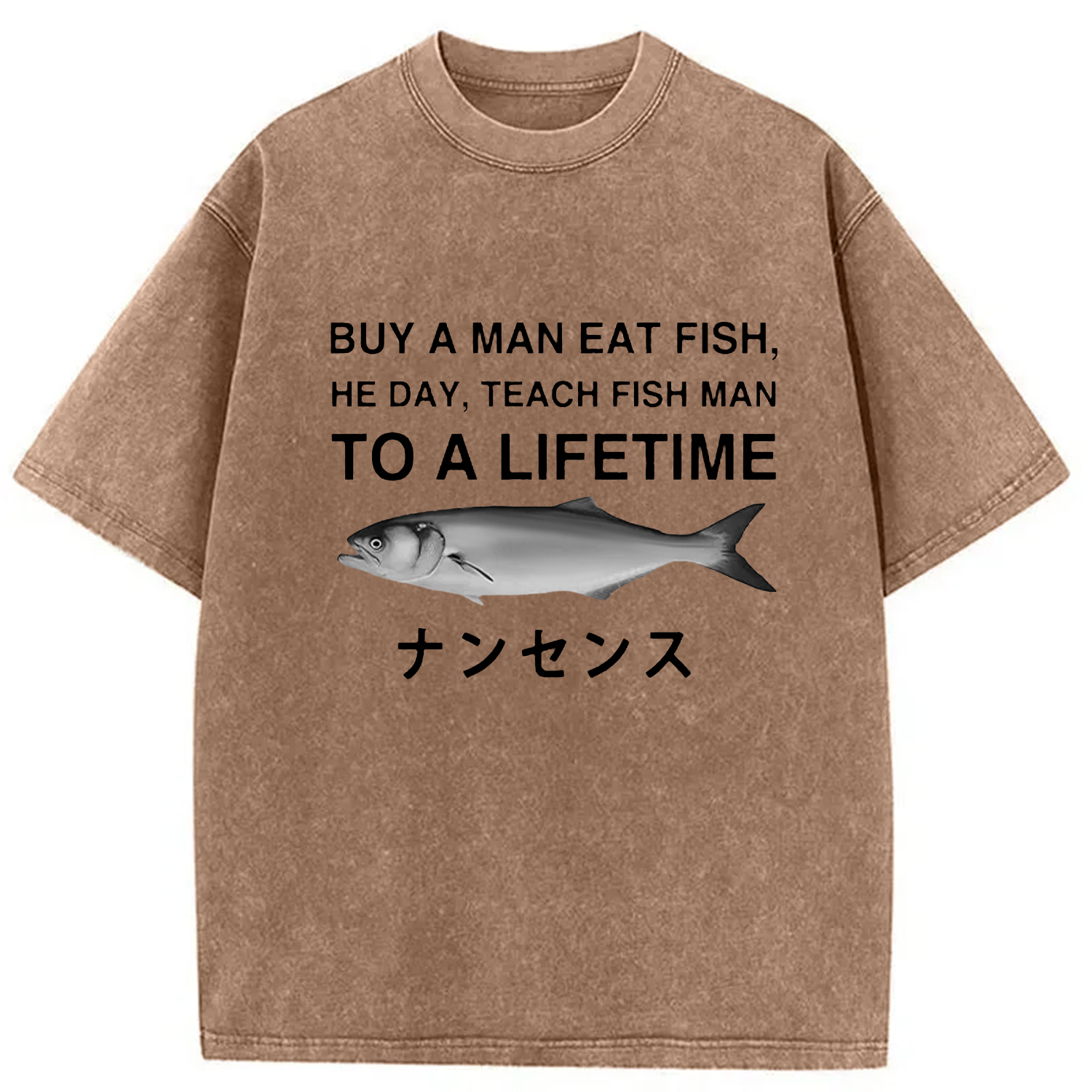 Tokyo-Assassin Funny To A Lifetime Washed T-Shirt-Tokyo-Assassin