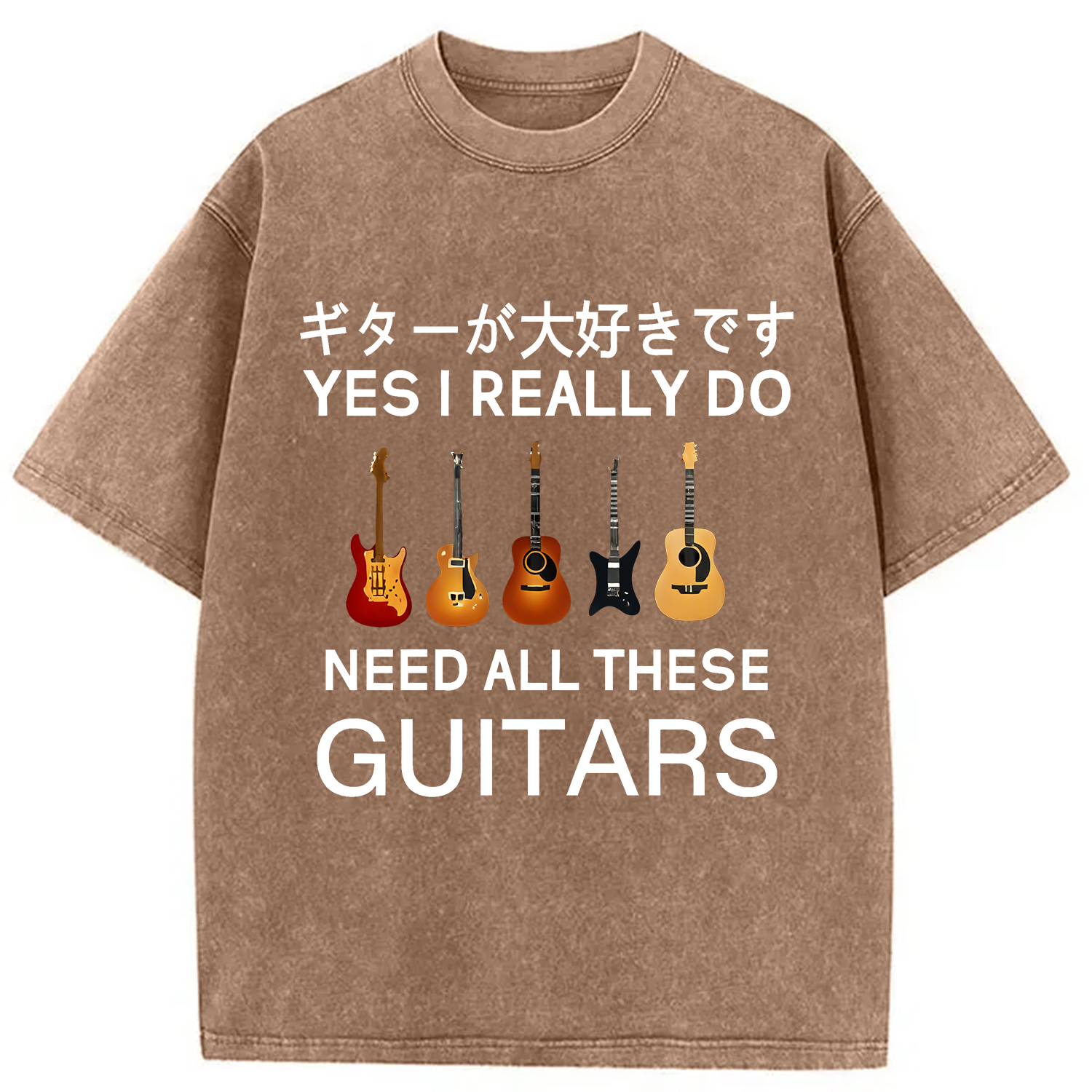 Tokyo-Assassin I Need All Guitar Washed T-Shirt-Tokyo-Assassin
