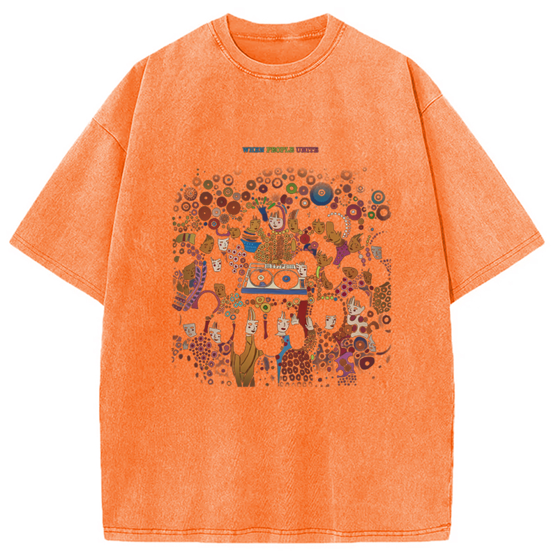 Tokyo-Assassin Artistic Creation Japanese Inspired Washed T-Shirt-Tokyo-Assassin
