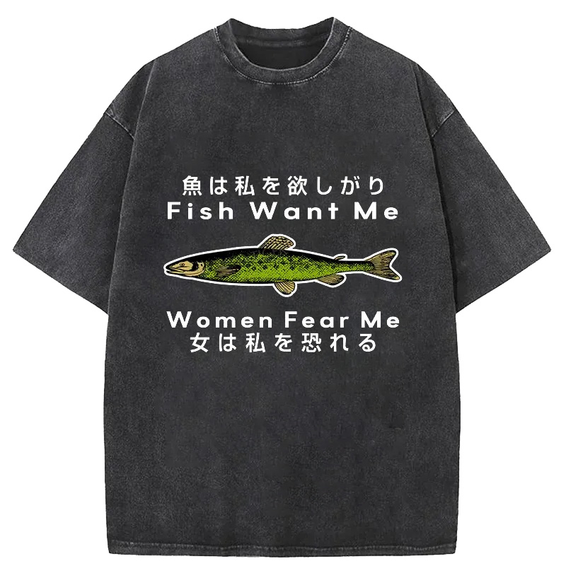 Tokyo-Assassin Fishing Essential Washed T-Shirt-Tokyo-Assassin