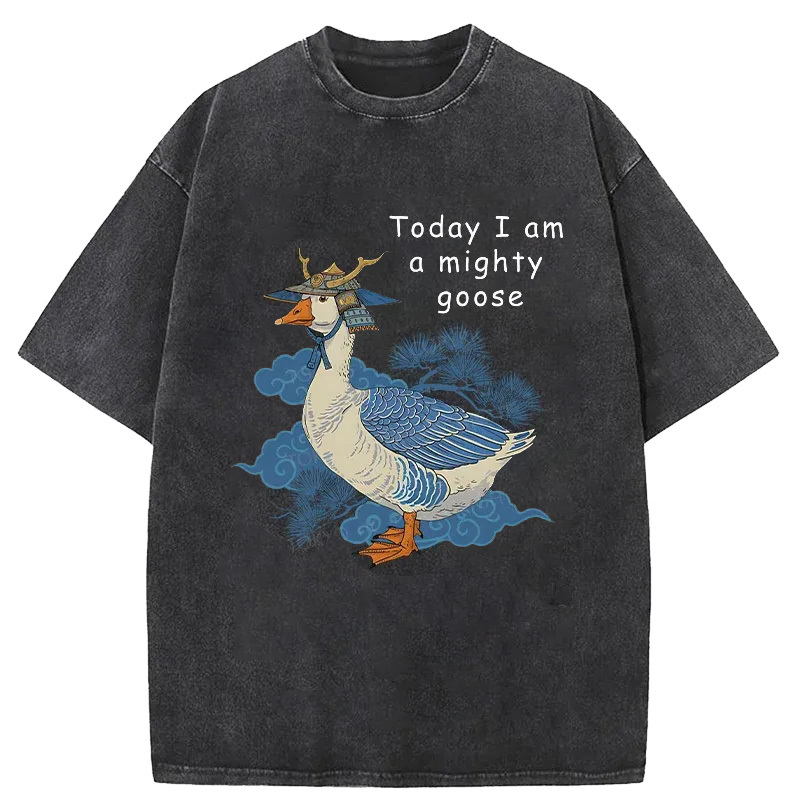 Tokyo-Assassin Mighty Goose Washed T-Shirt-Tokyo-Assassin
