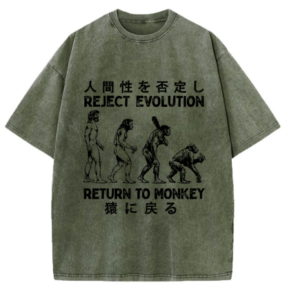 Tokyo-Assassin Return To Monkey Washed T-Shirt-Tokyo-Assassin