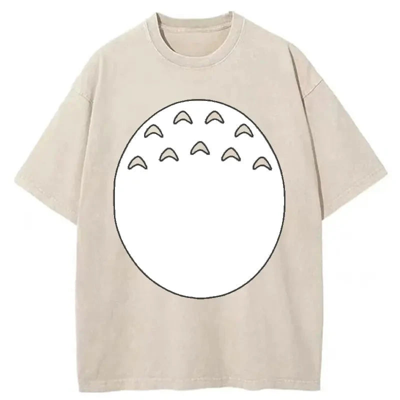 Tokyo-Assassin Soft And Cute Belly Washed T-Shirt-Tokyo-Assassin