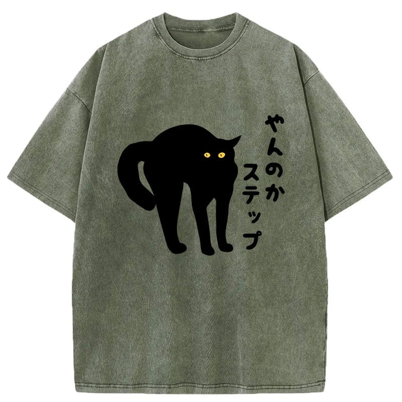 Tokyo-Assassin Yanka Step Washed T-Shirt-Tokyo-Assassin