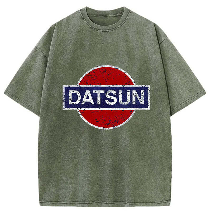 Tokyo-Assassin Datsun Vintage Car Washed T-Shirt