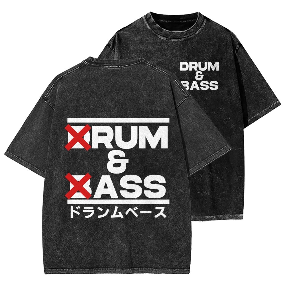 Drum & Bass Washed T-shirt