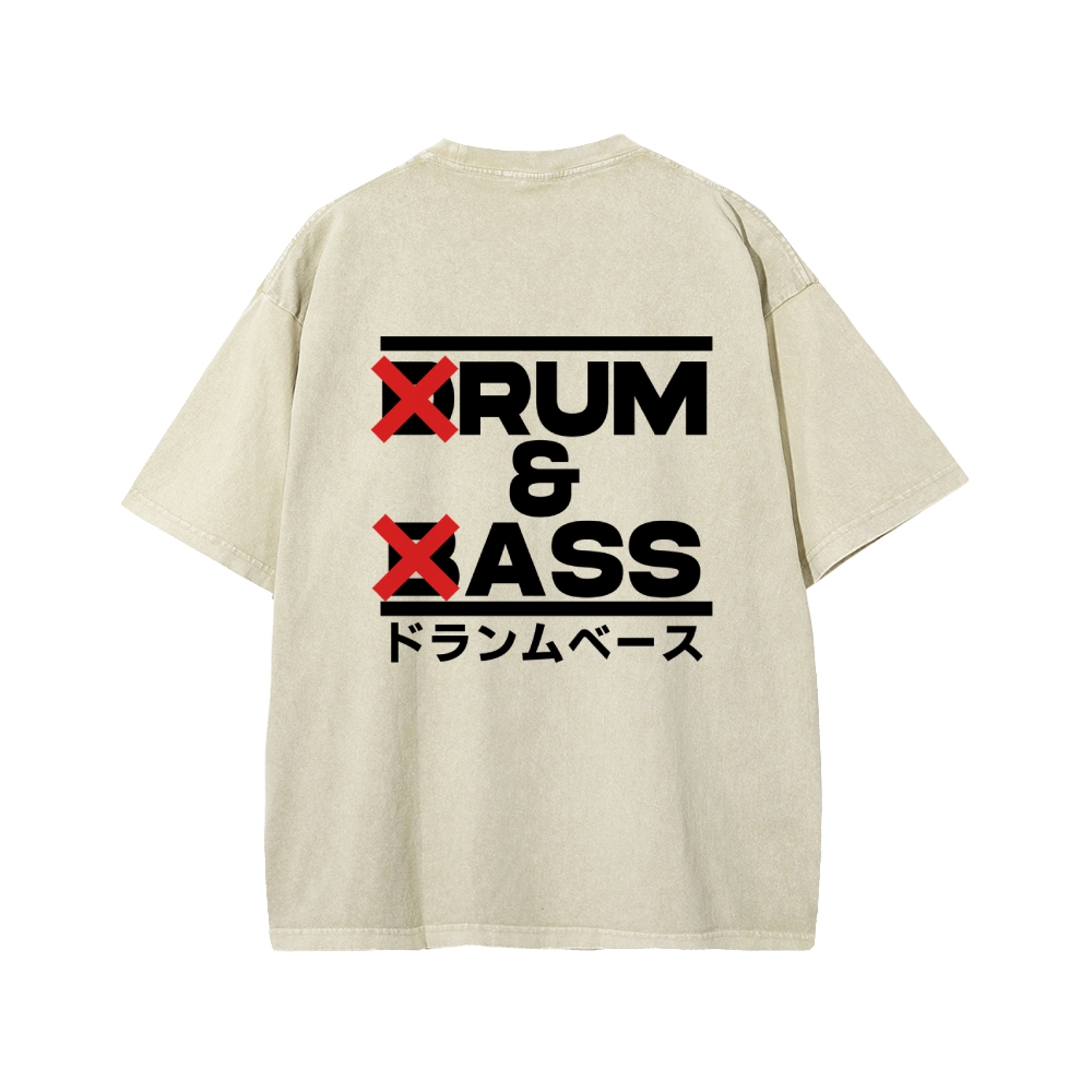 Drum & Bass Washed T-shirt