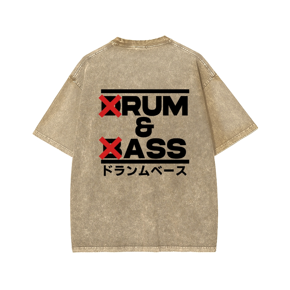 Drum & Bass Washed T-shirt
