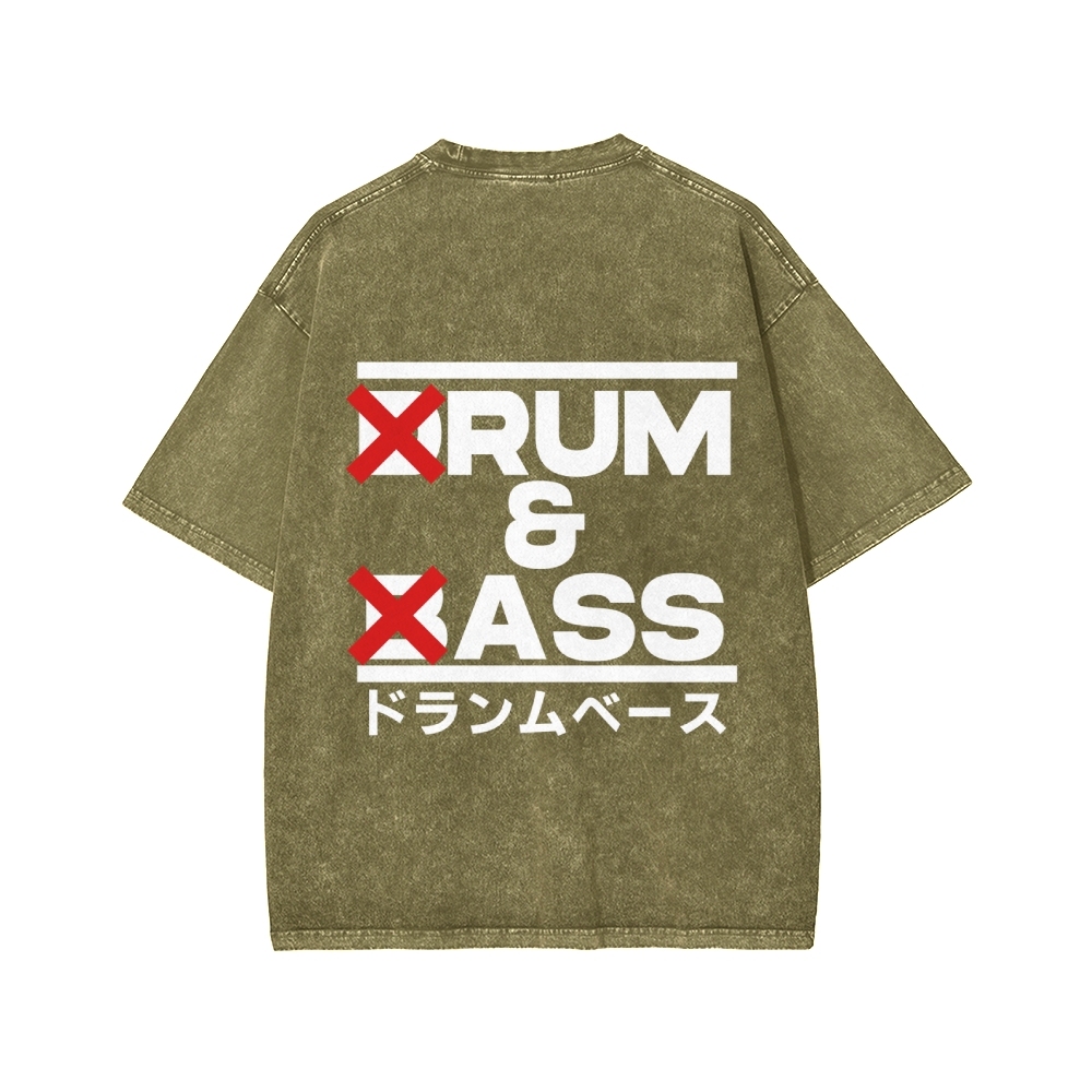 Drum & Bass Washed T-shirt