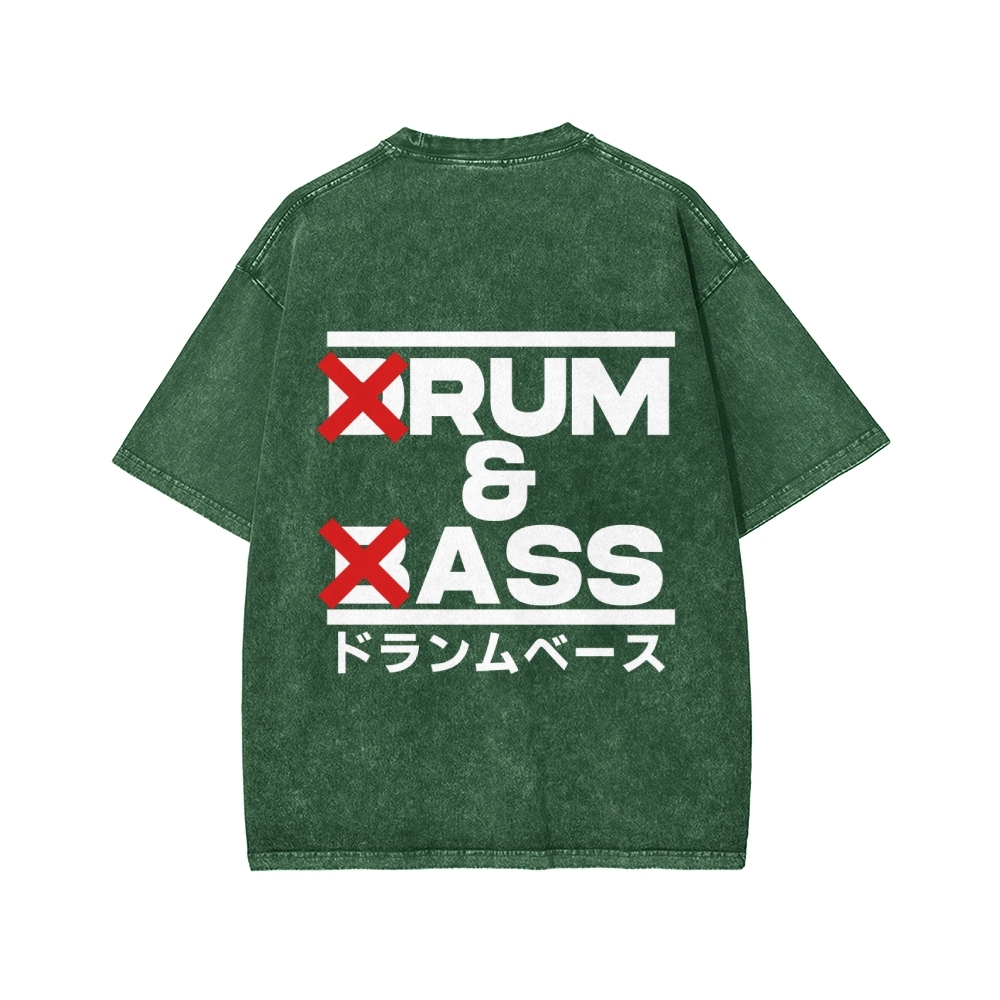 Drum & Bass Washed T-shirt
