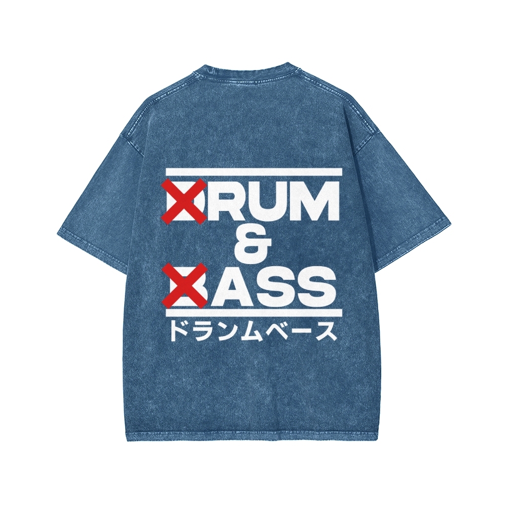 Drum & Bass Washed T-shirt