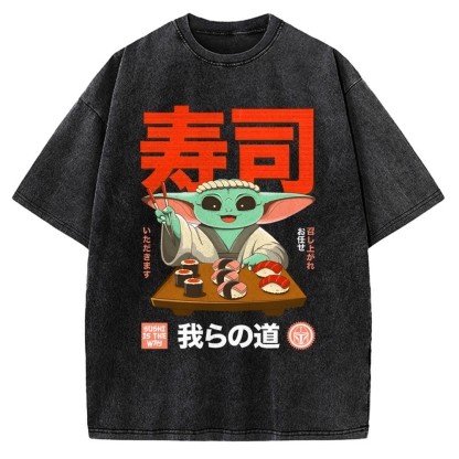 Sushi Is the Way Vintage Washed T-shirt