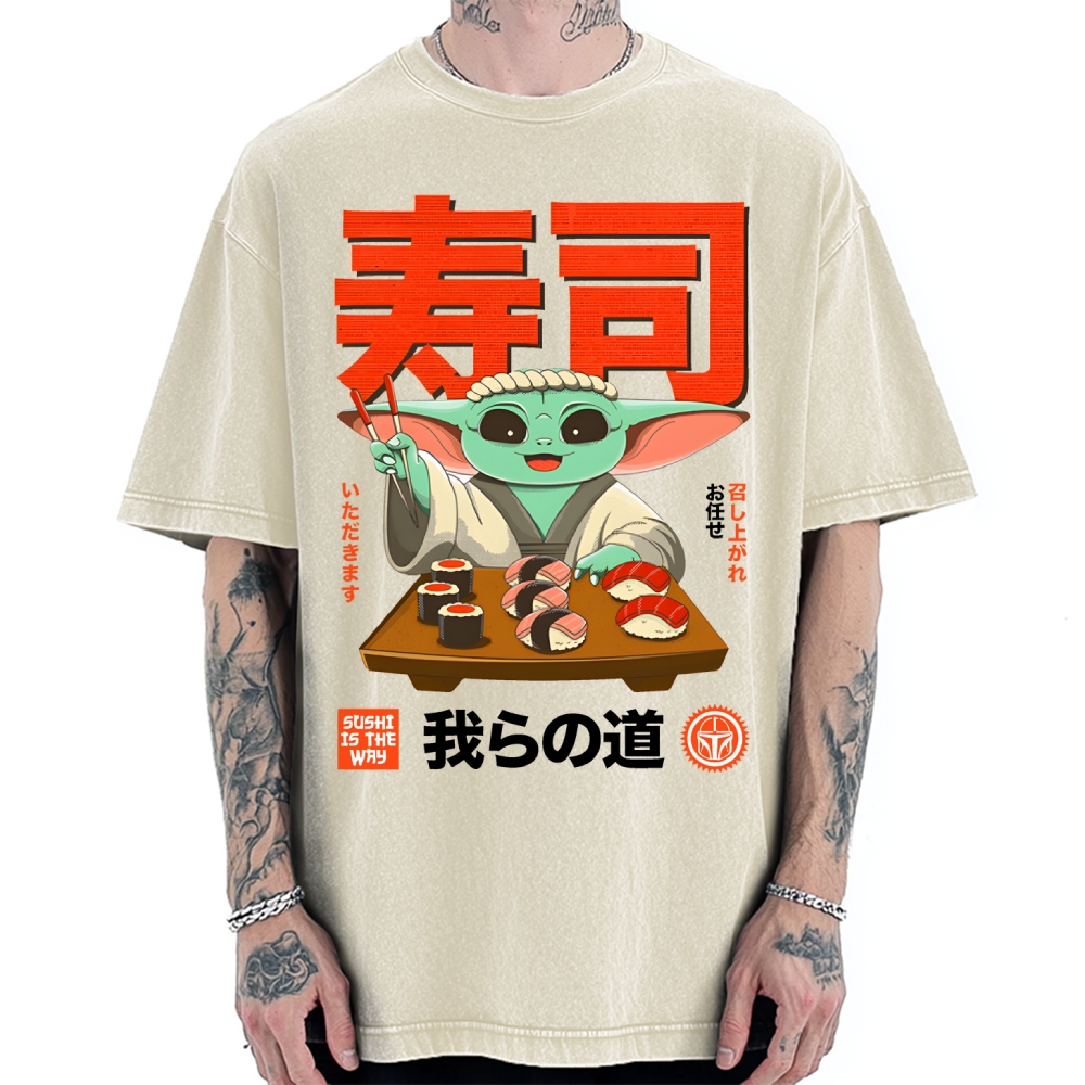 Sushi Is the Way Vintage Washed T-shirt