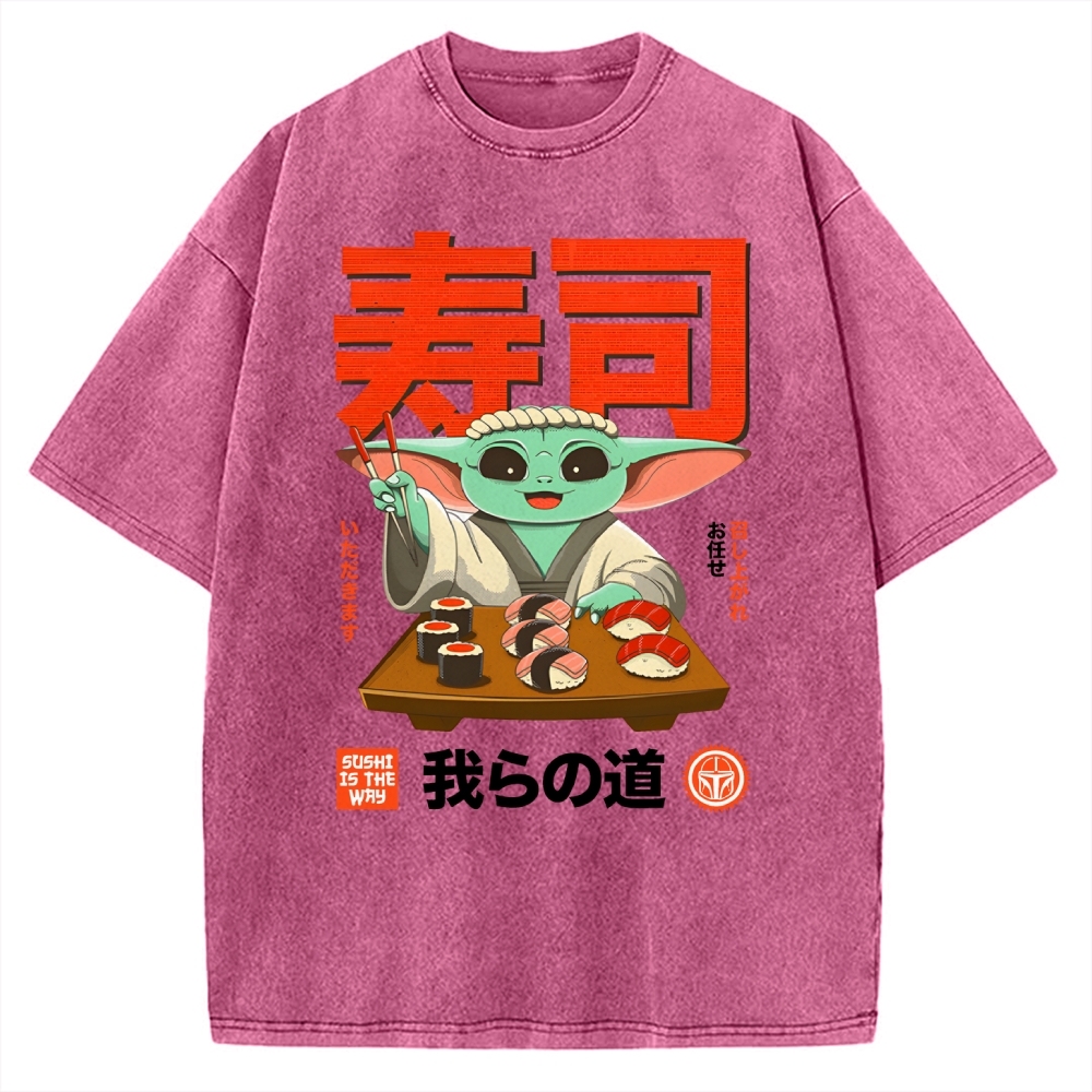 Sushi Is the Way Vintage Washed T-shirt