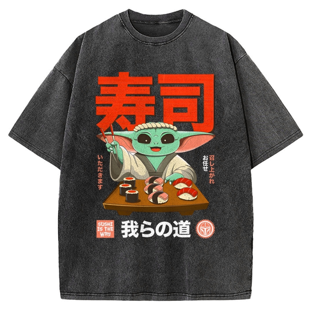 Sushi Is the Way Vintage Washed T-shirt