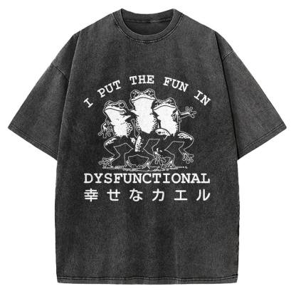 Happy Frogs Vintage Washed T-shirt