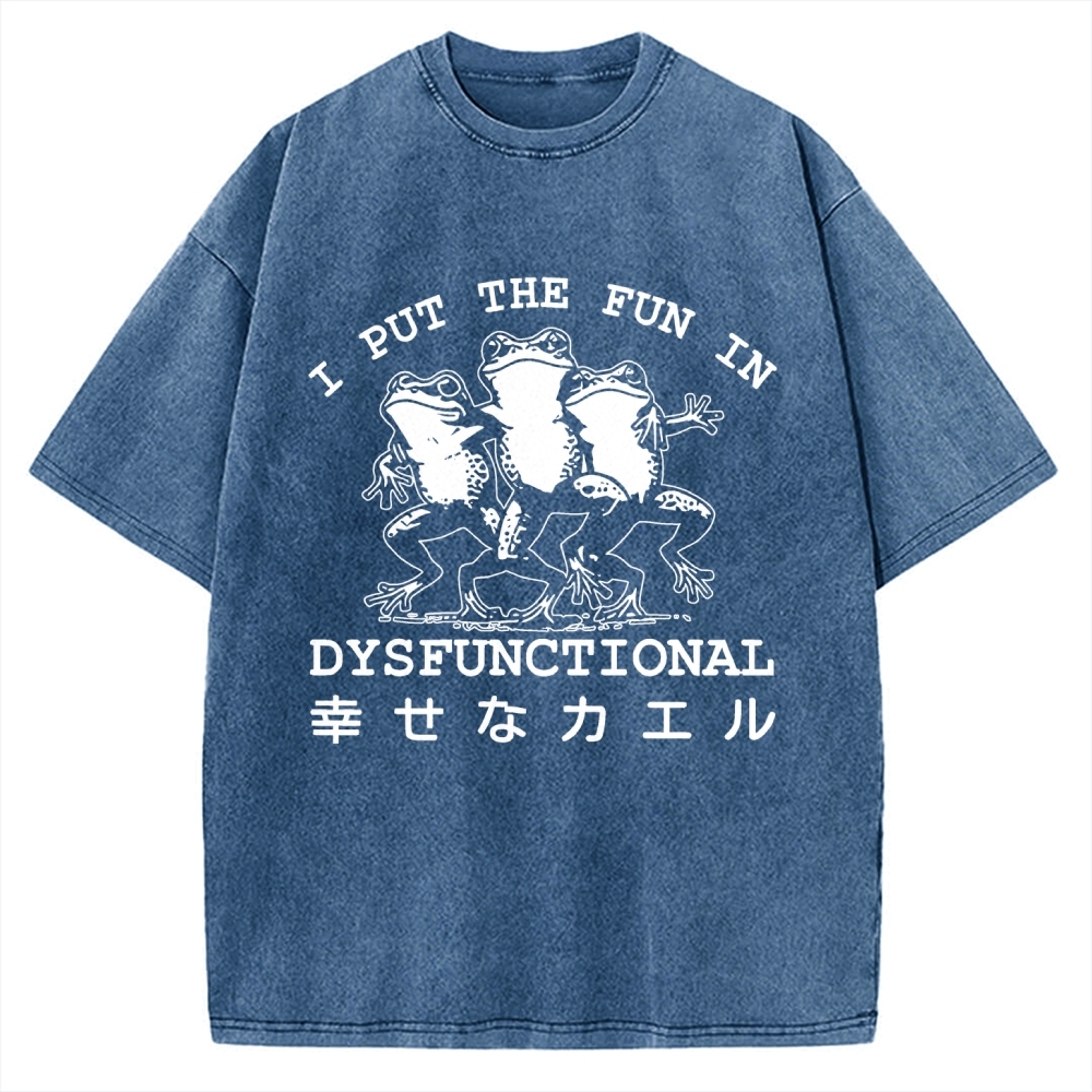 Happy Frogs Vintage Washed T-shirt