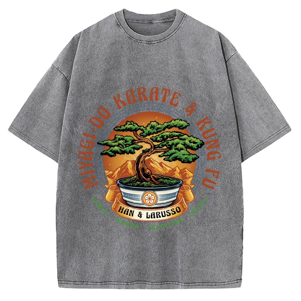 Karate and Kung Fu Vintage Washed T-shirt