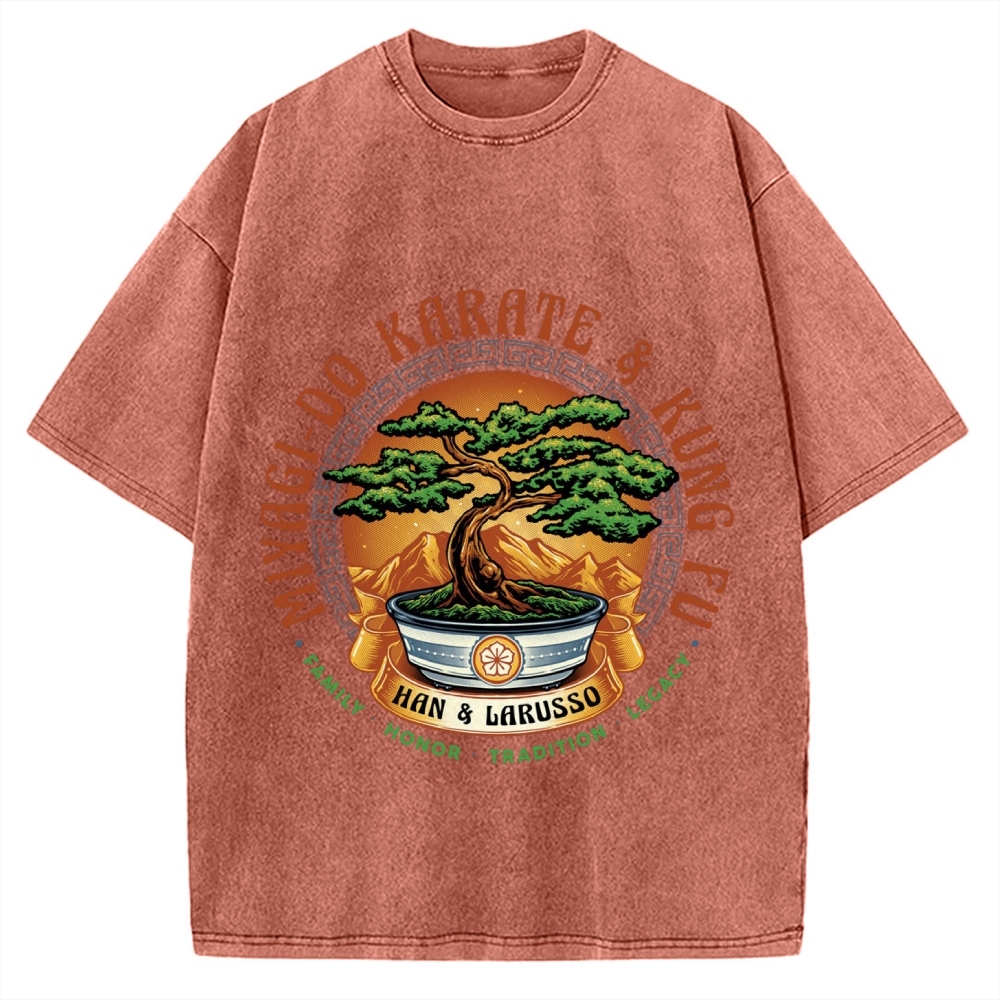 Karate and Kung Fu Vintage Washed T-shirt