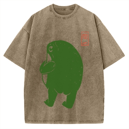 Frog Butt Vintage Washed T-shirt