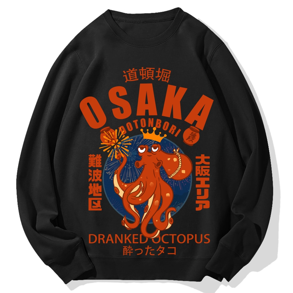 Tokyo-Assassin Osaka October Hanabi fireworks Cotton Sweatshirt