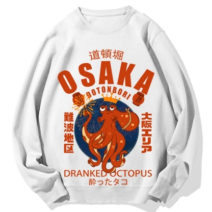 Tokyo-Assassin Osaka October Hanabi fireworks Cotton Sweatshirt