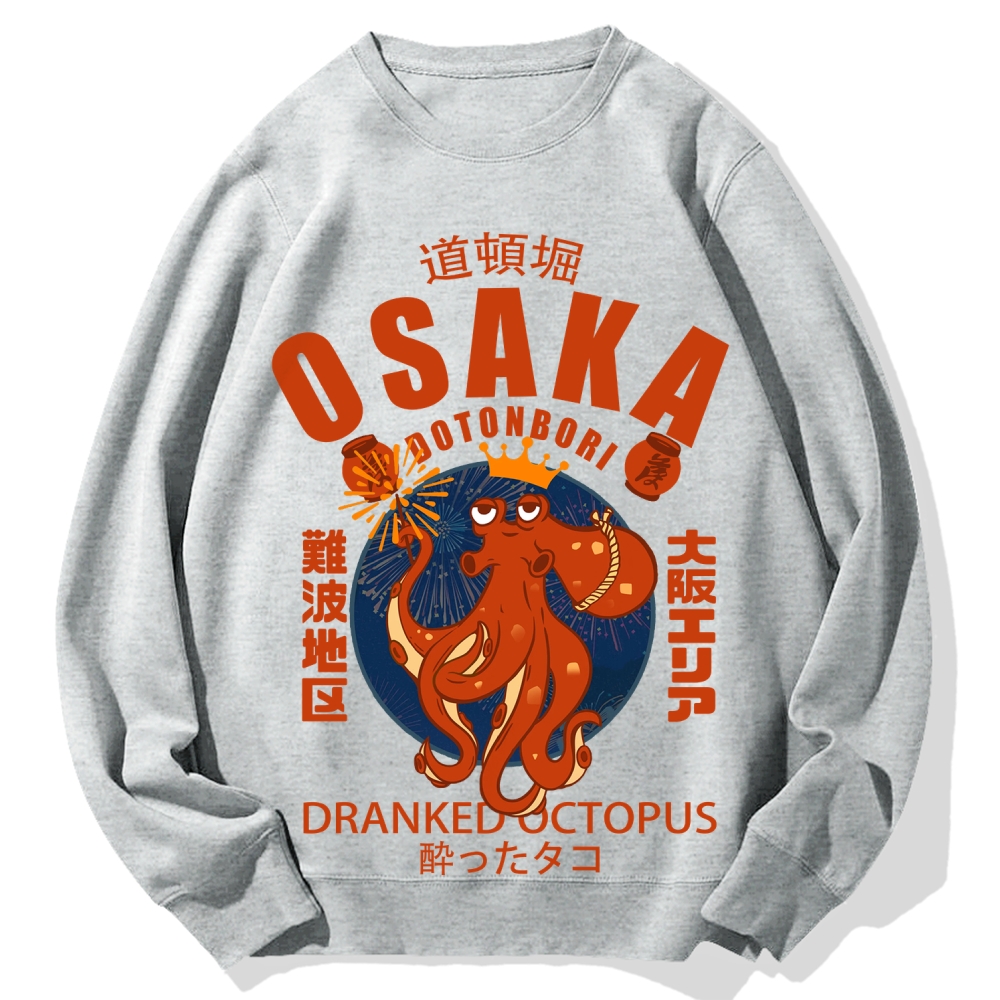 Tokyo-Assassin Osaka October Hanabi fireworks Cotton Sweatshirt
