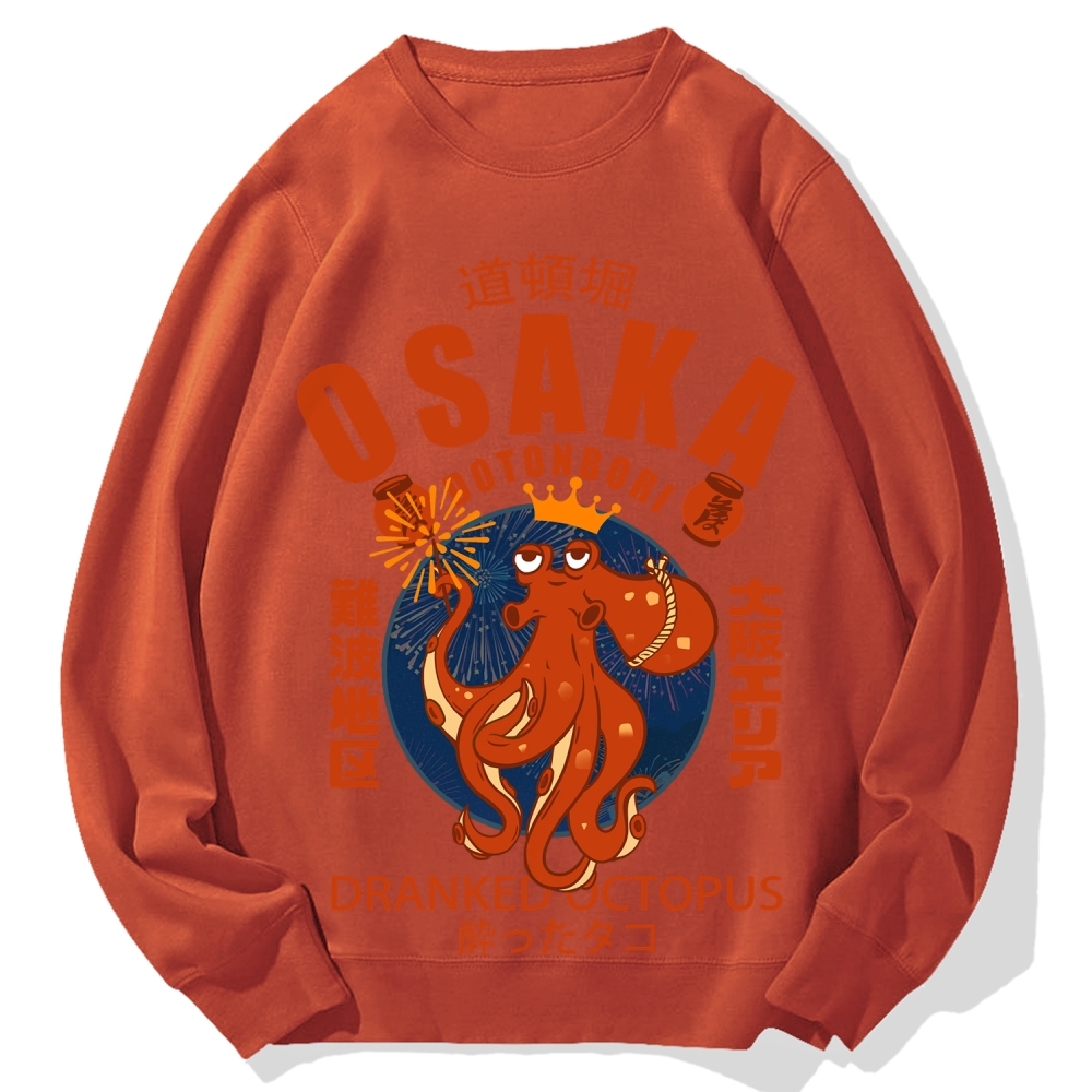 Tokyo-Assassin Osaka October Hanabi fireworks Cotton Sweatshirt