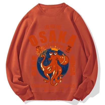 Tokyo-Assassin Osaka October Hanabi fireworks Cotton Sweatshirt