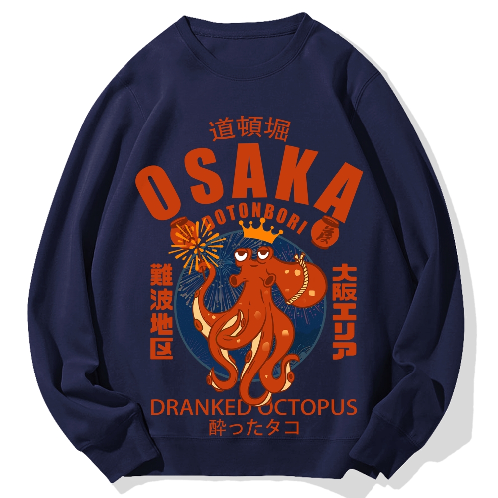 Tokyo-Assassin Osaka October Hanabi fireworks Cotton Sweatshirt