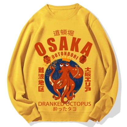 Tokyo-Assassin Osaka October Hanabi fireworks Cotton Sweatshirt