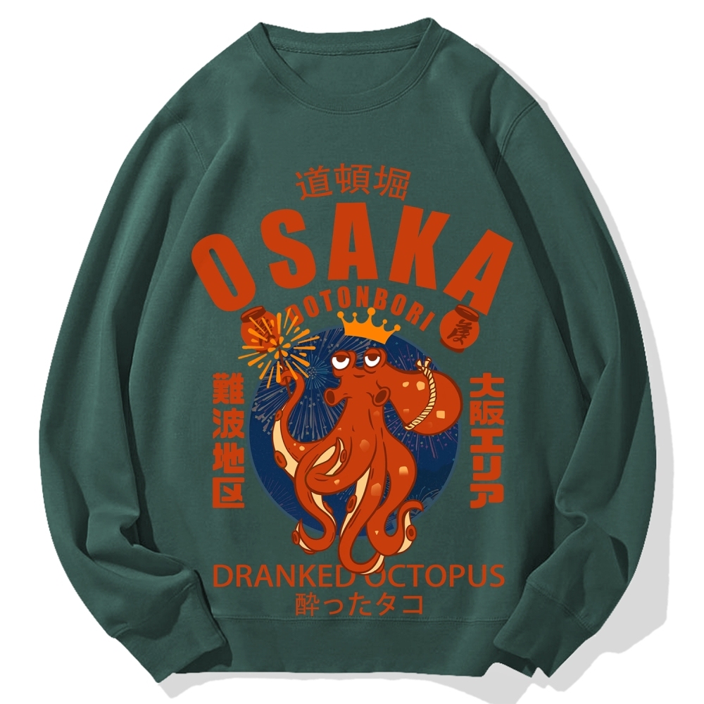 Tokyo-Assassin Osaka October Hanabi fireworks Cotton Sweatshirt