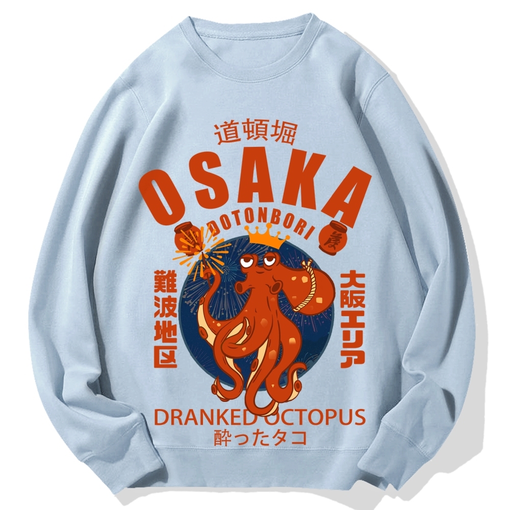 Tokyo-Assassin Osaka October Hanabi fireworks Cotton Sweatshirt