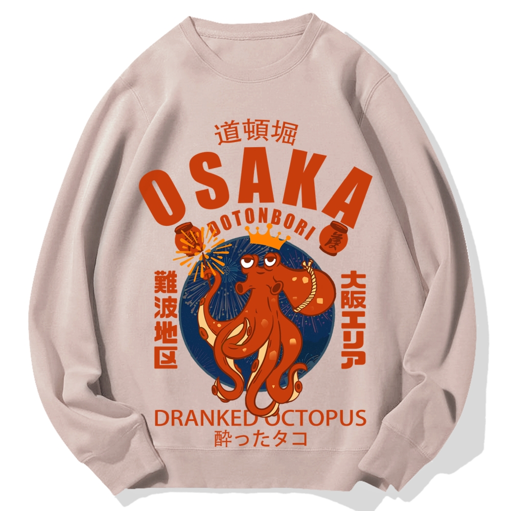 Tokyo-Assassin Osaka October Hanabi fireworks Cotton Sweatshirt