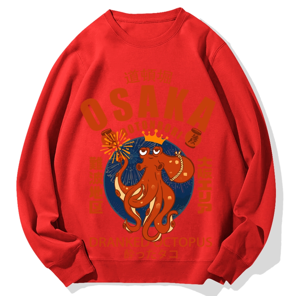 Tokyo-Assassin Osaka October Hanabi fireworks Cotton Sweatshirt