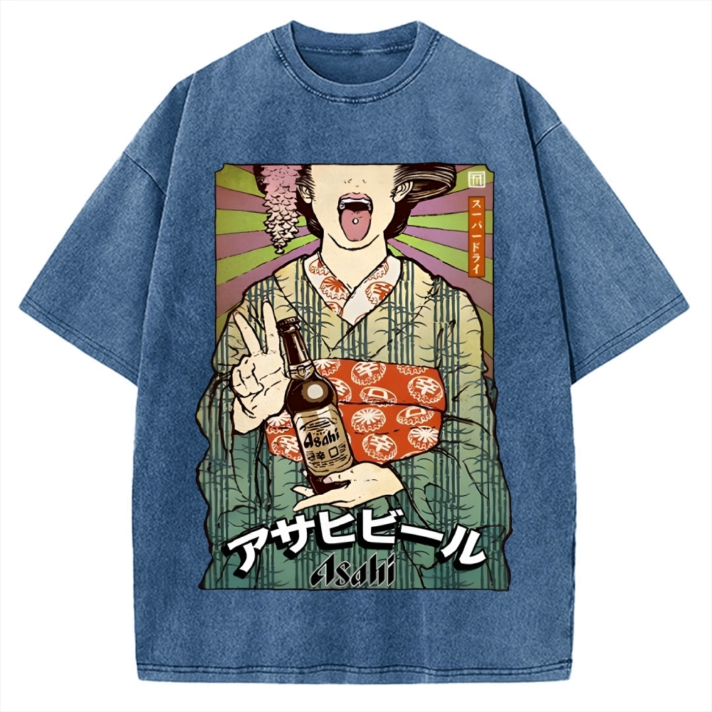 Beer Vintage Washed T-shirt