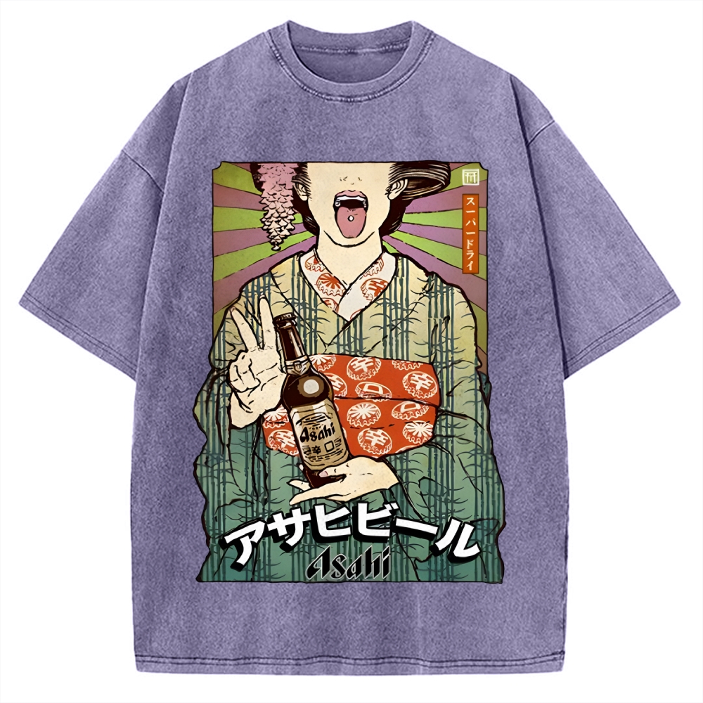 Beer Vintage Washed T-shirt