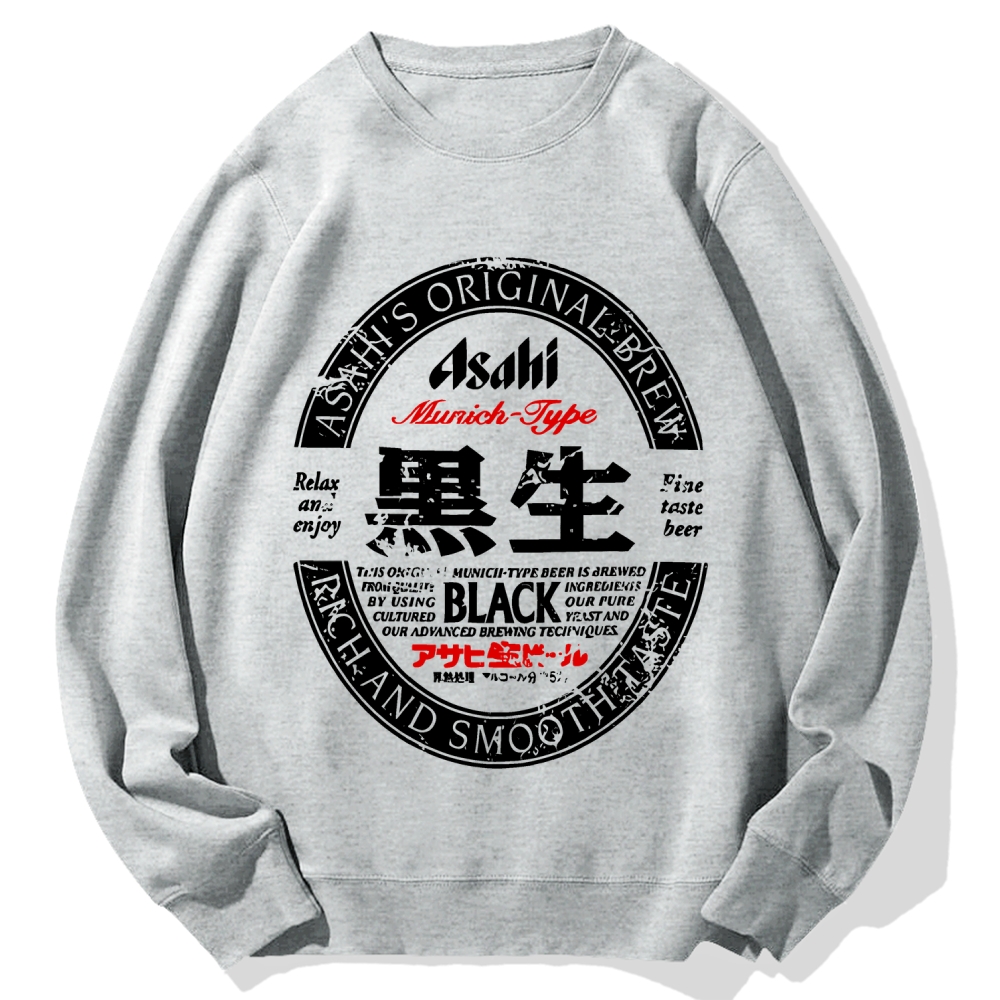 Tokyo-Assassin Japanese Dark Beer Cotton Sweatshirt