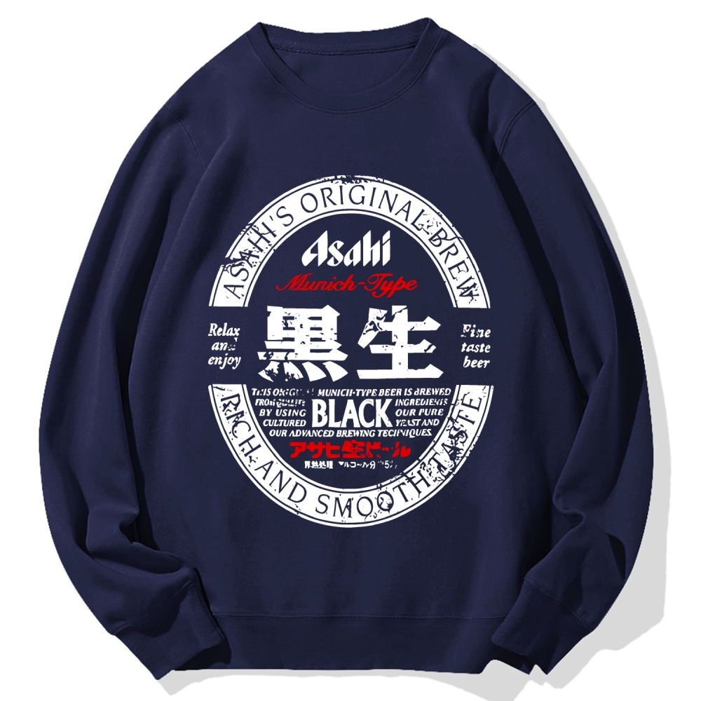 Tokyo-Assassin Japanese Dark Beer Cotton Sweatshirt