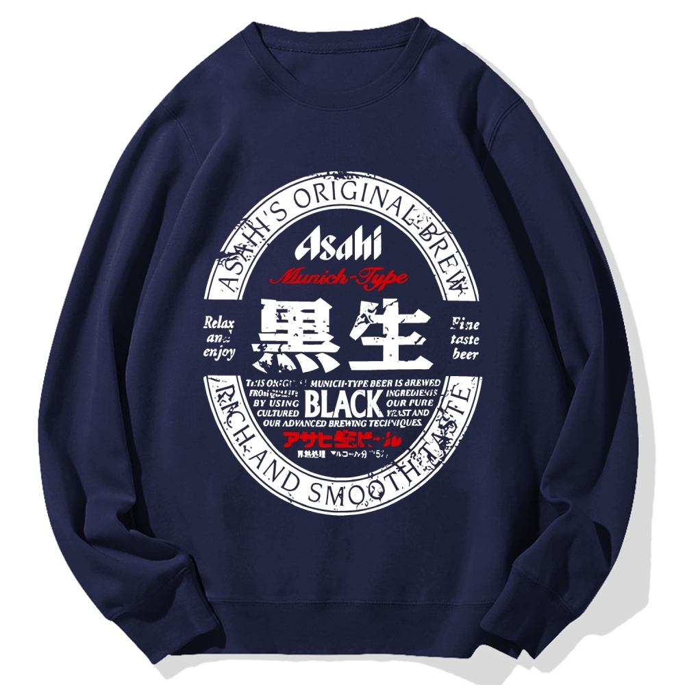 Tokyo-Assassin Japanese Dark Beer Cotton Sweatshirt