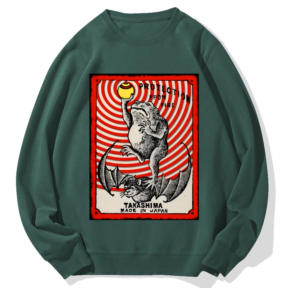 Tokyo-Assassin Takashima Matchbox  Cotton Sweatshirt