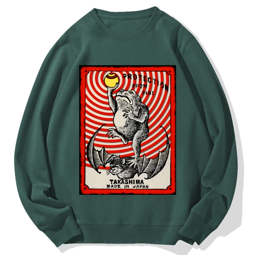 Tokyo-Assassin Takashima Matchbox  Cotton Sweatshirt
