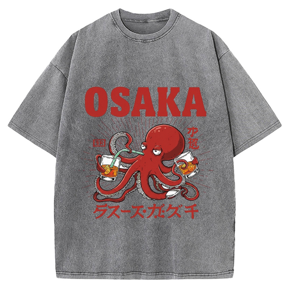 Osaka Octopus Vintage Washed T-shirt